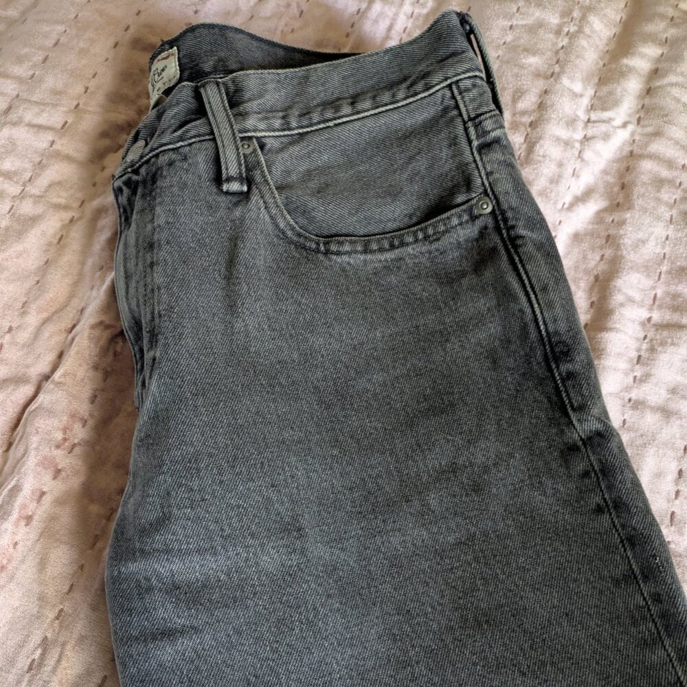 JCrew Charcoal Straight-Fit 770 Jeans